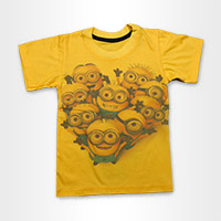 เสื้อยืด-Minions-สีเหลือง-แบบ-E