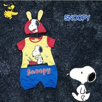 บอดี้สูท-ลาย-Snoopy-พร้อมหมวก