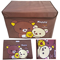 กล่องจัดเก็บ-Rilakkuma-กับเป็ด-สีน้ำตาล-(ตำหนิ)