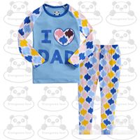 ชุดเสื้อกางเกง-I-Love-Dad-ใจใหญ่-สีฟ้า