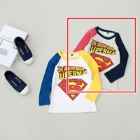 เสื้อแขนยาวแฟนซี-Superman-สีเทา