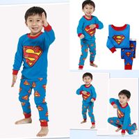 ชุดเสื้อกางเกงเด็ก-Super-Man-สีน้ำเงินแดง