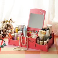 COSMETIC-DIY-BOX-หน้ายิ้ม-สีชมพูแดง