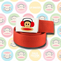 เข็มขัดลาย-Paul-Frank-ฟังเพลง-สีแดง