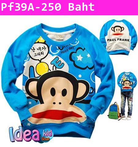 เสื้อแขนยาวลิง Paul Frank in the Sky สีฟ้า