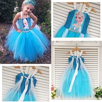 ชุดเดรส-Frozen-ELSA-PRINCESS-Tutu-สีฟ้า