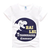 เสื้อยืด-Dinosaur-Tyrannosaurus-สีขาว