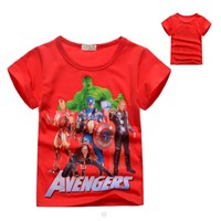 เสื้อยืด-Avengers-สุดเท่ห์-สีแดง