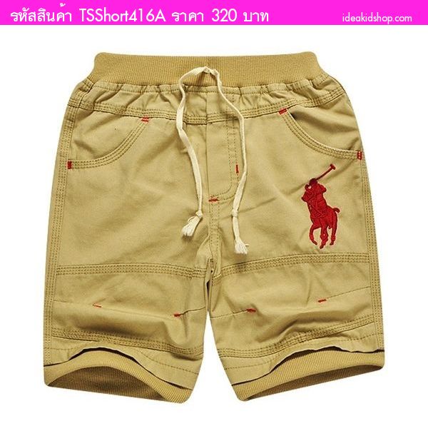 กางเกงขาสามส่วน Ralph Lauren สีน้ำตาลอ่อน