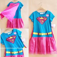 ชุดเดรส-I-AM-SUPER-GIRL-สีฟ้า