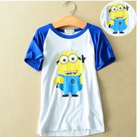 เสื้อยืดเด็ก-MINION-TOM-สีน้ำเงิน