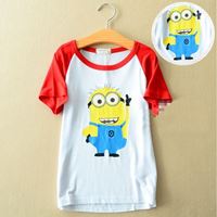 เสื้อยืดเด็ก-MINION-TOM-สีแดง