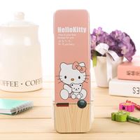 กล่องดินสอเหล็กลาย-HELLO-KITTY-สีชมพู