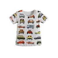 เสื้อยืดเด็ก-Super-Cars-สีเทา