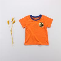 เสื้อยืดเด็ก-DRAGONBALL-สีส้ม