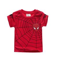 เสื้อยืดเด็ก-Spiderman-Basic-สีแดง