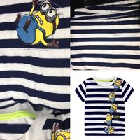 เสื้อยืดลาย-Minions-ห้อยต่อตัว-ลายทาง(ตำหนิ)