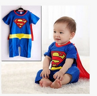 ชุดบอดี้สูทหนุ่มน้อย-SUPERMAN--สีน้ำเงินแดง