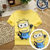 เสื้อยืดเด็ก-Mr.Tom-Minion-สีเหลือง