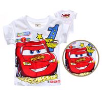 เสื้อยืดเด็ก-CARS-MR.MCQUEEN-สีขาว