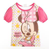 เสื้อยืดสาวน้อย-Baby-Minnie-สีชมพู