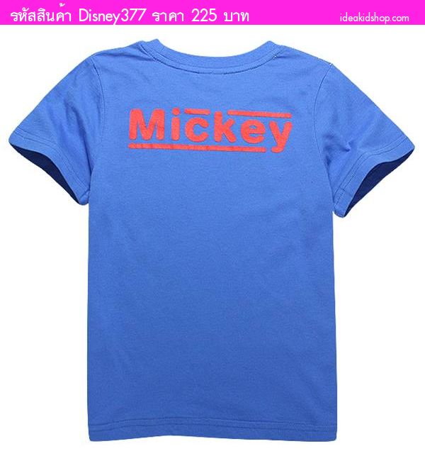 เสื้อยืดเด็ก MICKEY 1928 สีน้ำเงิน