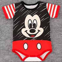 บอดี้สูทหนูน้อย-Mickey-Mouse-สีดำแดง