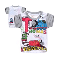 เสื้อยืดเด็ก--Thomas-and-Friends-สีขาวเทา