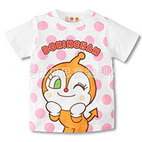 เสื้อยืดเด็ก-DOKINCHAN-Anpanman-สีขาว