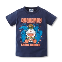 เสื้อยืดเด็ก-DORAEMON-SPACE-HEROES-สีกรม