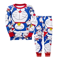 ชุดเสื้อกางเกงเด็ก-DORAEMON-สีฟ้าขาว