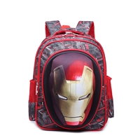 กระเป๋าสะพายหลังลายกราฟฟิก-IRONMAN-โทนสีดำแดง