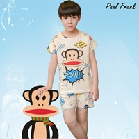 เสื้อกางเกงเด็กสุดเท่-Paul-Frank-โทนสีครีม