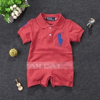 บอดี้สูทหนูน้อยสไตล์-Polo-By-Ralph-Lauren-สีแดง