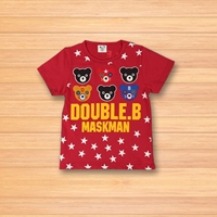 เสื้อยืดเด็ก-DOUBLE.B-MASKMAN-สีแดง