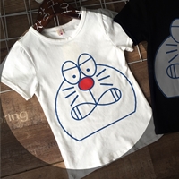 เสื้อยืดเด็กลาย-Doraemon-จอมโมโห-สีขาว