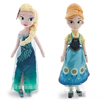 ตุ๊กตาเจ้าหญิง-Elsa-and-Anna-Frozen-(แพคคู่)