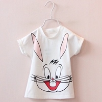 เสื้อยืดเด็กสุดน่ารักลาย-Buck-Bunny-สีขาว