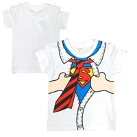 เสื้อยืดเด็กซุปเปอร์ฮีโร่-I-Am-Superman-สีขาว