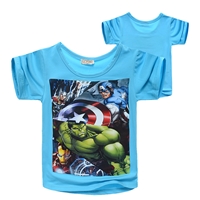 เสื้อยืดเด็ก-The-Avengers-สีฟ้า