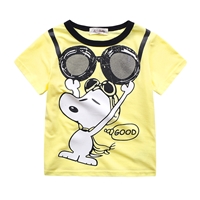 เสื้อยืดเด็ก-Snoopy-Good-สีเหลือง