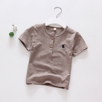 เสื้อยืดเด็ก-Polo-By-Ralph-Lauren-สีเทา