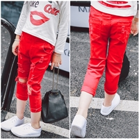 กางเกงขายาว-Jegging-Jean-Ver.2-สีแดง