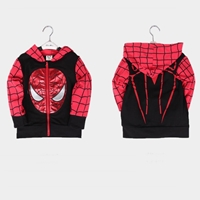 Jacket-มีฮูดแฟชั่น-ลาย-Spider-Man-สีดำแดง