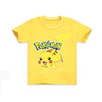 เสื้อยืดเด็ก-Pokemon-Pikachu-สีเหลือง