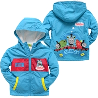 Jacket-มีฮู้ดแฟชั่น-Thomas-and-Friends-สีฟ้า