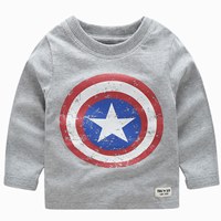 เสื้อแขนยาวเด็กสุดเท่-Captain-America-สีเทา