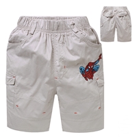 กางเกงขาสามส่วน-Spiderman-สีครีม(Size-15-23)