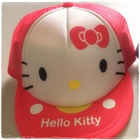 หมวกเด็ก-HELLO-KITTY-สีชมพู