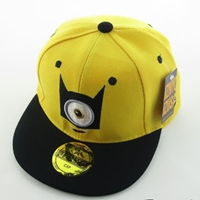 หมวกเด็ก-Snapback-Minions-Batman-สีเหลืองเข้ม